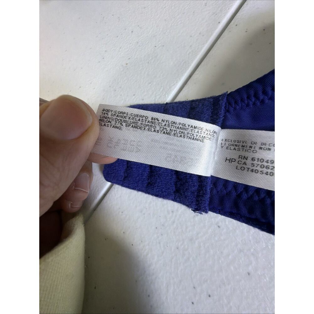 Wacoal 855345 Underwire inside job side support full T-Shirt Bra 36DDD blue - Picture 15 of 16